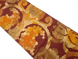 葡萄模様織り出し名古屋帯